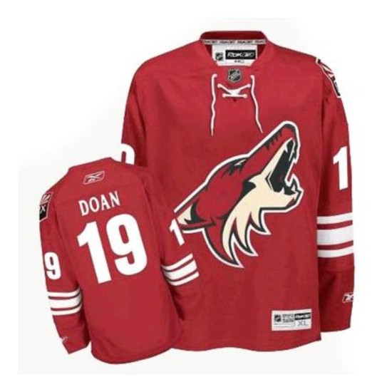Arizona Coyotes unused/unnumbered red home Adidas game jersey from 2015-2022  (size 56)